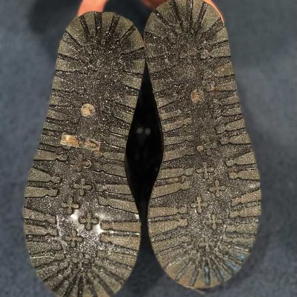 Like new black glitter jelly wedges. - Picture 4 of 4